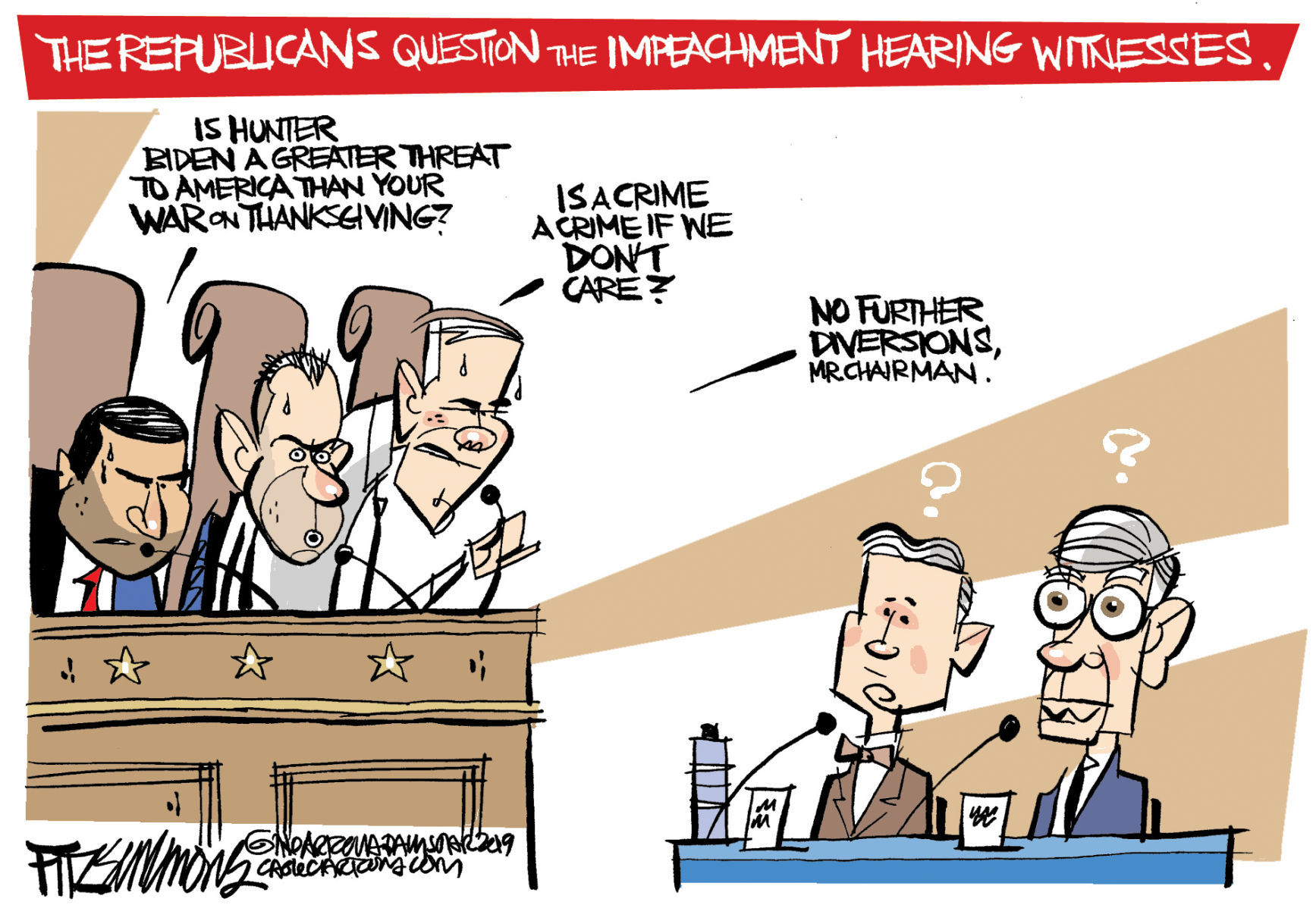 Daily Fitz Cartoon: Impeachment Hearing